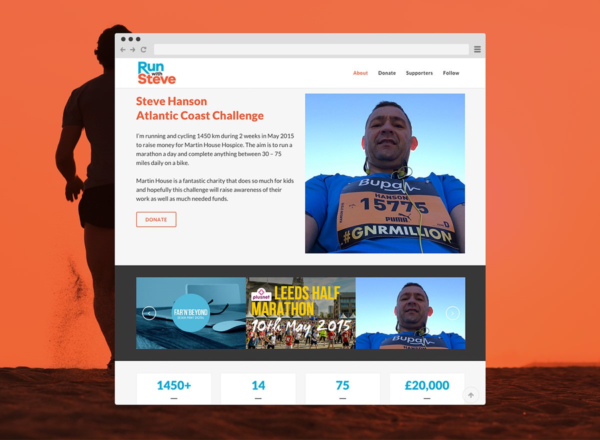 Run with Steve Website by farnbeyond 2