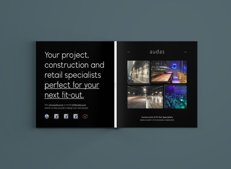 Brand Direction & Brochure Design | Audas Project Management