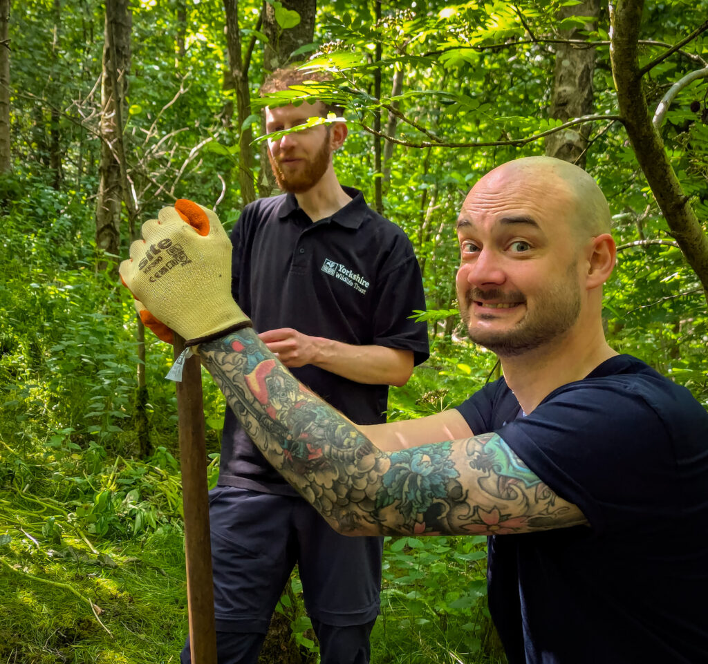 Chris from the Far'n'Beyond team at Rothwell Country Park