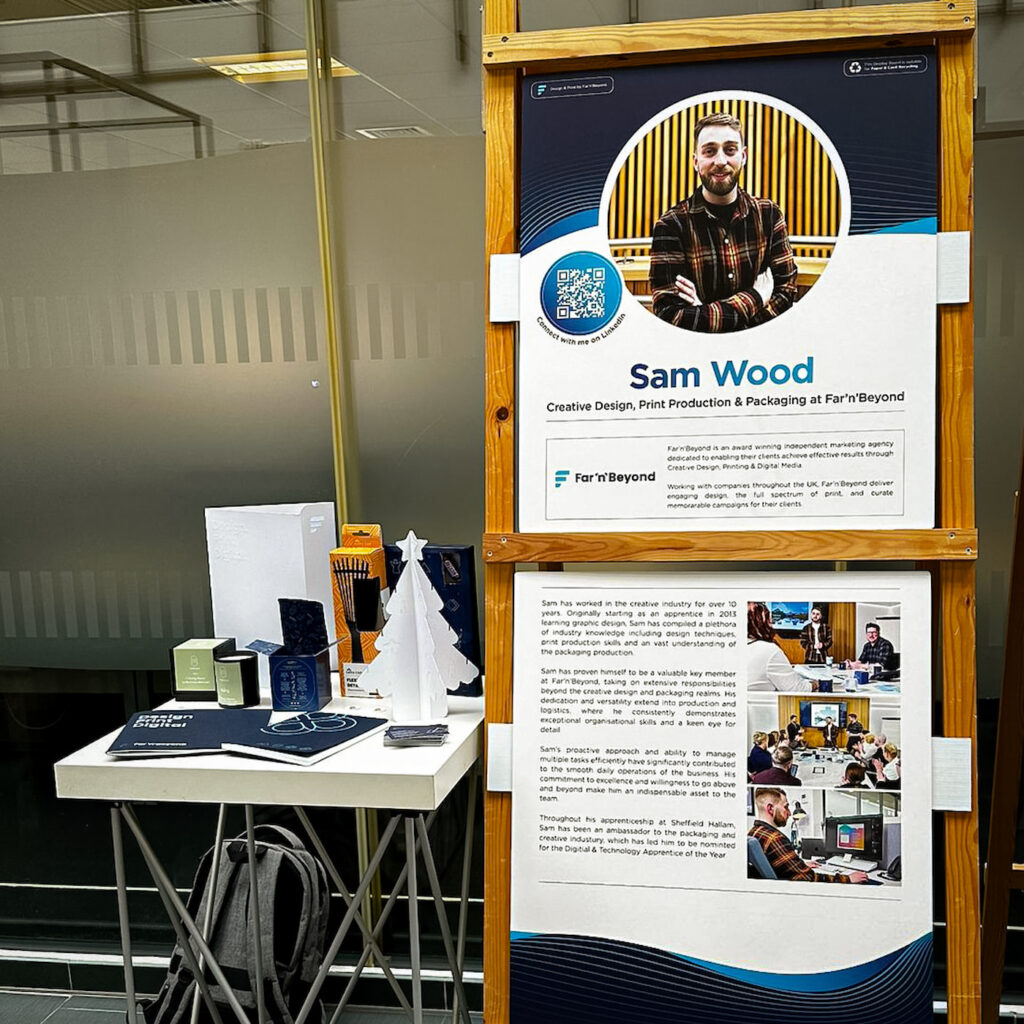 Sam's University Packaging Exhibition stand